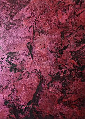 Honograph Tafelbild 5502; 25 x 18 x 0,8 cm, Schichtholzplatte, Pigmente, Acryl by Volker W. Hamann, Painting for Sale on Select