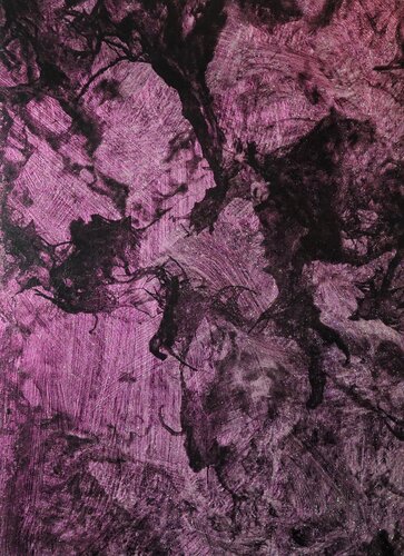 Honograph Tafelbild APHRODITE´S MIST 5620; 25 x 18 x 0,8 cm, Schichtholzplatte, Pigmente, Acryl by Volker W. Hamann, Painting for Sale on Select