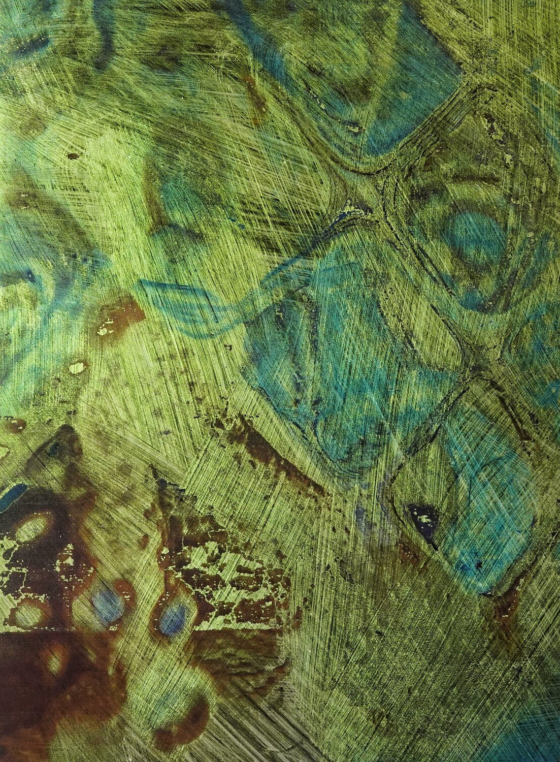 Honograph Tafelbild 5729/658/S; 25 x 18 x 0,6 cm, Schichtholzplatte, Pigmente, Acryl Volker W. Hamann Original painting for sale