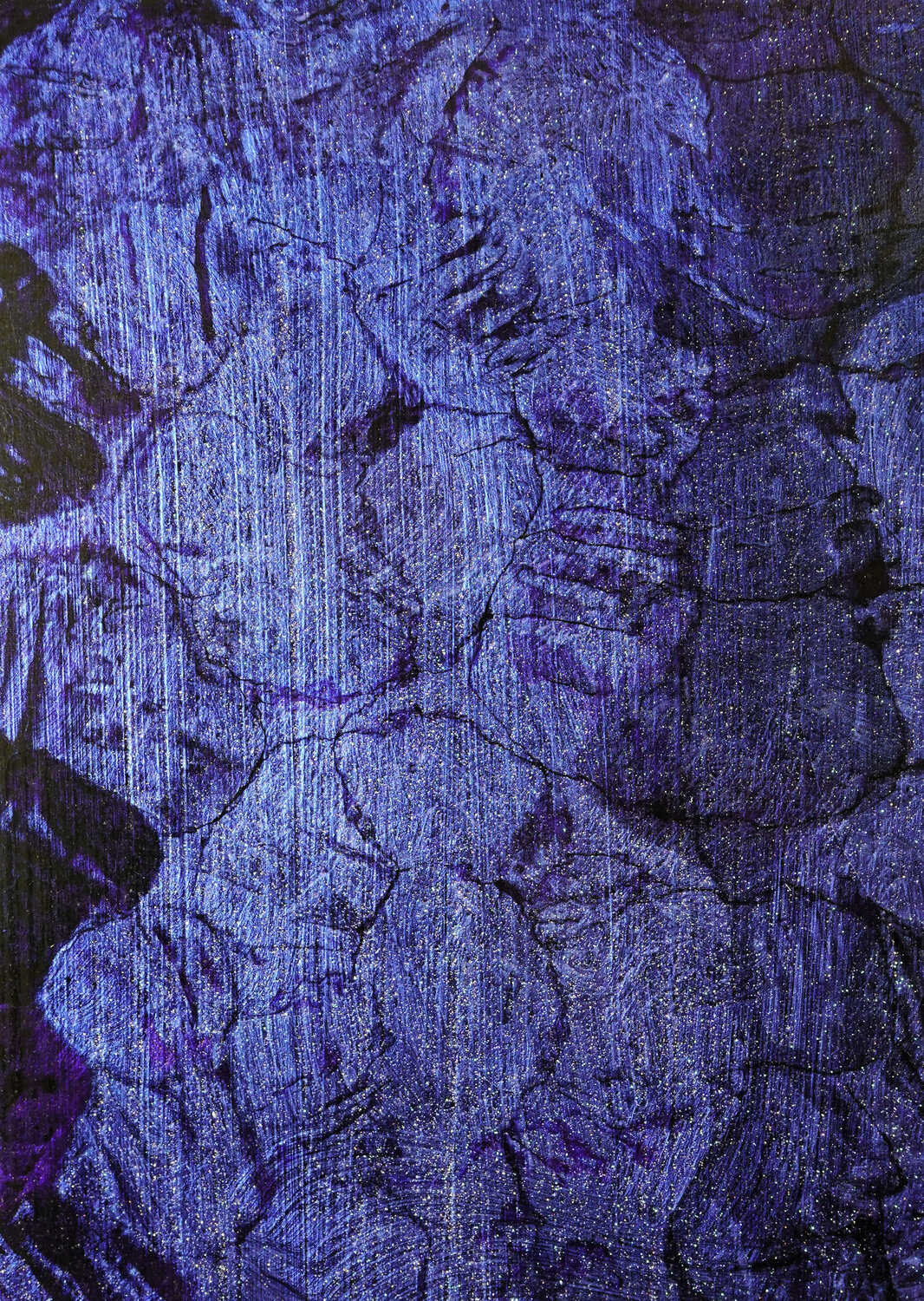 Honograph Tafelbild´ 5915/812/064/S; 25 x 18 x 0,8 cm, Schichtholzplatte, Pigmente, Acryl Volker W. Hamann Original painting for sale