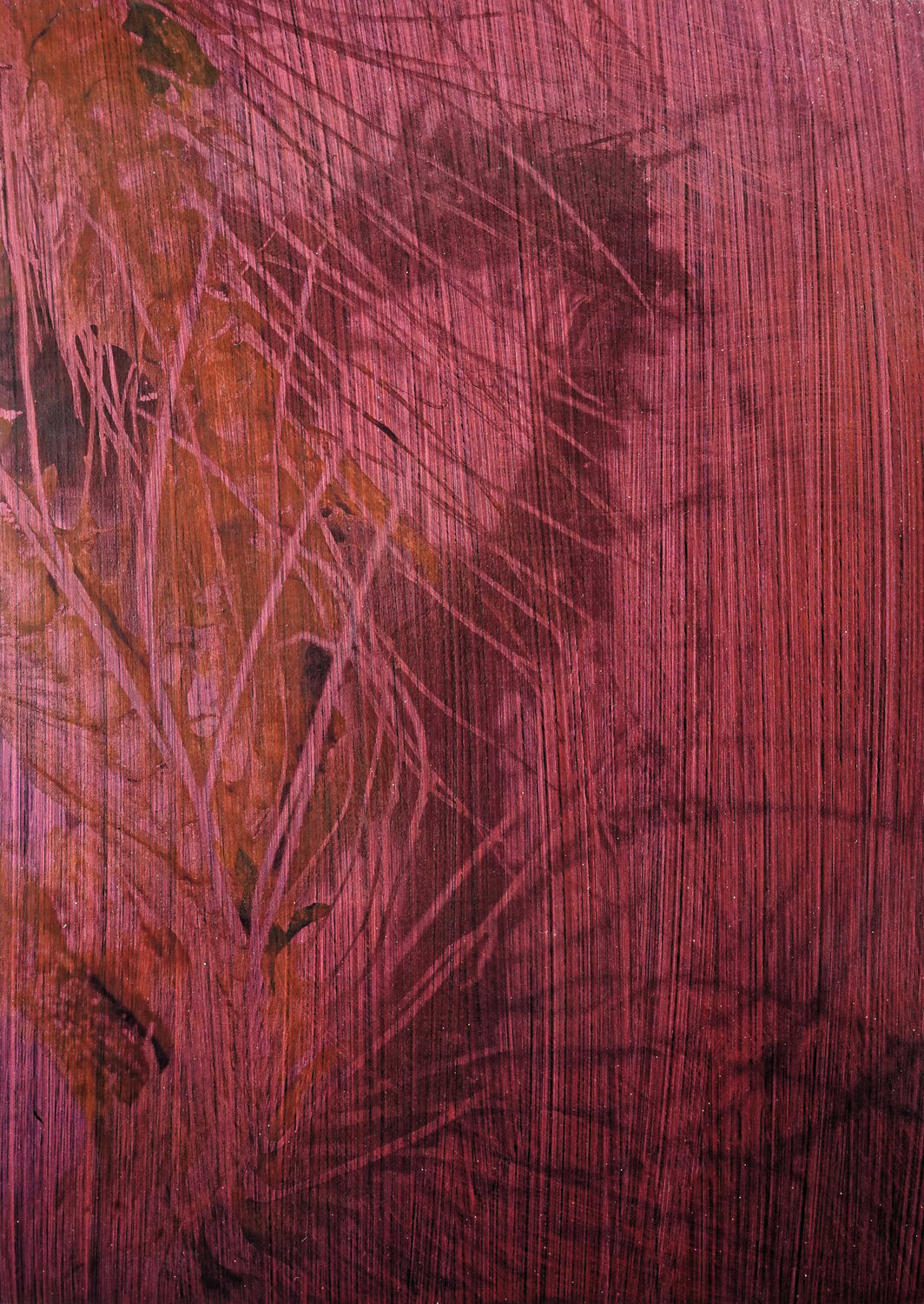 Honograph Tafelbild 6134/642/S; 25 x 18 x 0,8 cm, Schichtholzplatte, Pigmente, Acryl Volker W. Hamann Original painting for sale