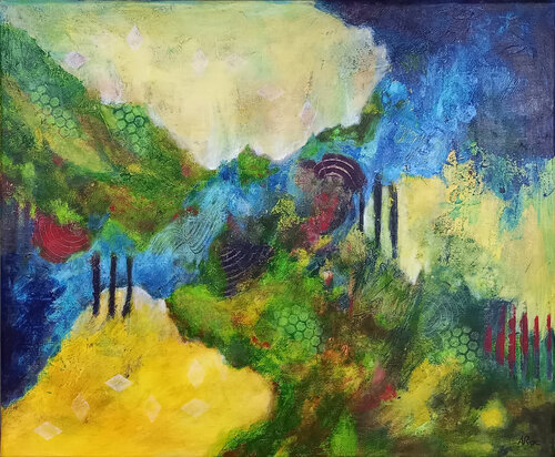 Paestum by Aurélie ROCHETA, Painting for Sale on Select
