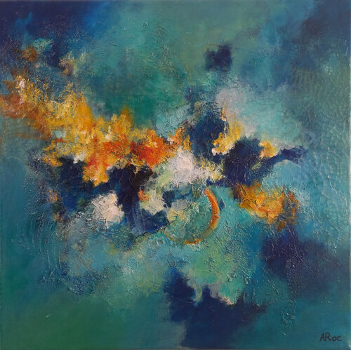 Nébuleux by Aurélie ROCHETA, Painting for Sale on Select