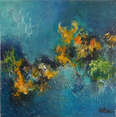 Clapotis 2 by Aurélie ROCHETA, Painting for Sale on Select
