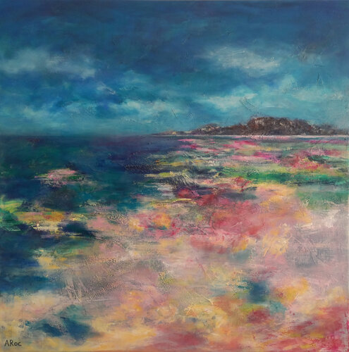 Là-Bas by Aurélie ROCHETA, Painting for Sale on Select