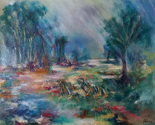 Refuge by Aurélie ROCHETA, Painting for Sale on Select