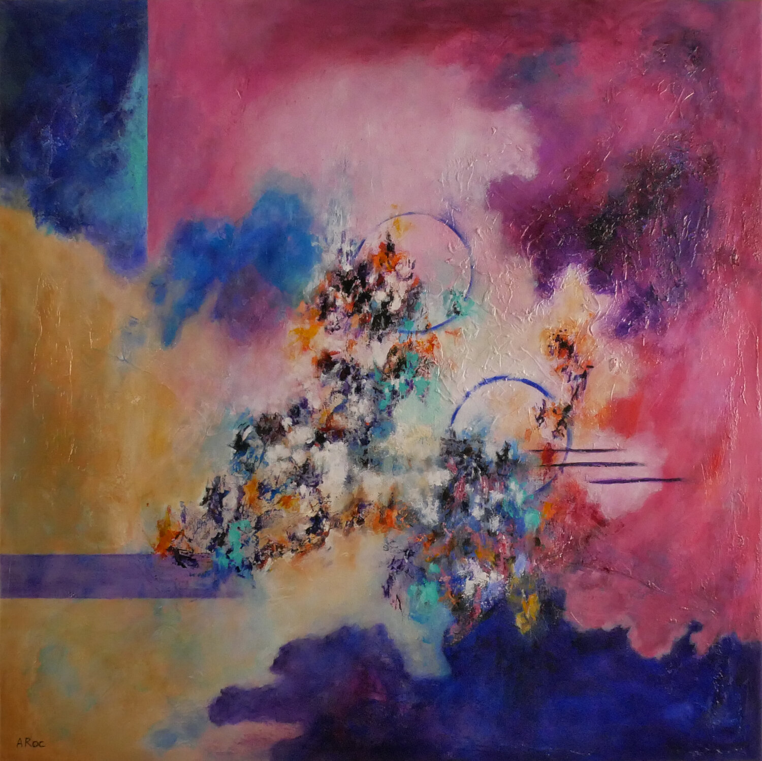 Chimère Aurélie ROCHETA Original painting for sale