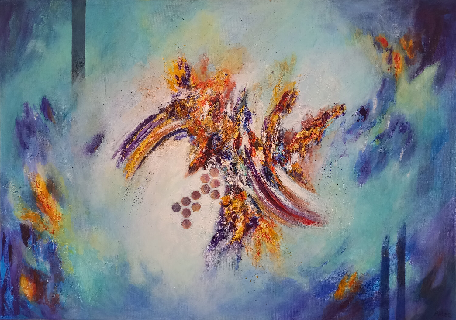 Effervescence Aurélie ROCHETA Original painting for sale