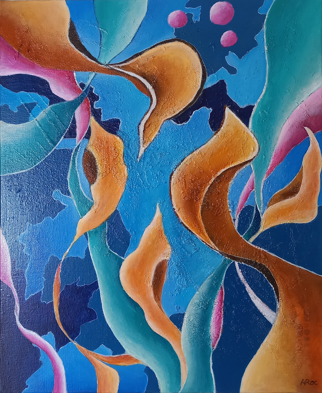 Flux Aurélie ROCHETA Original painting for sale
