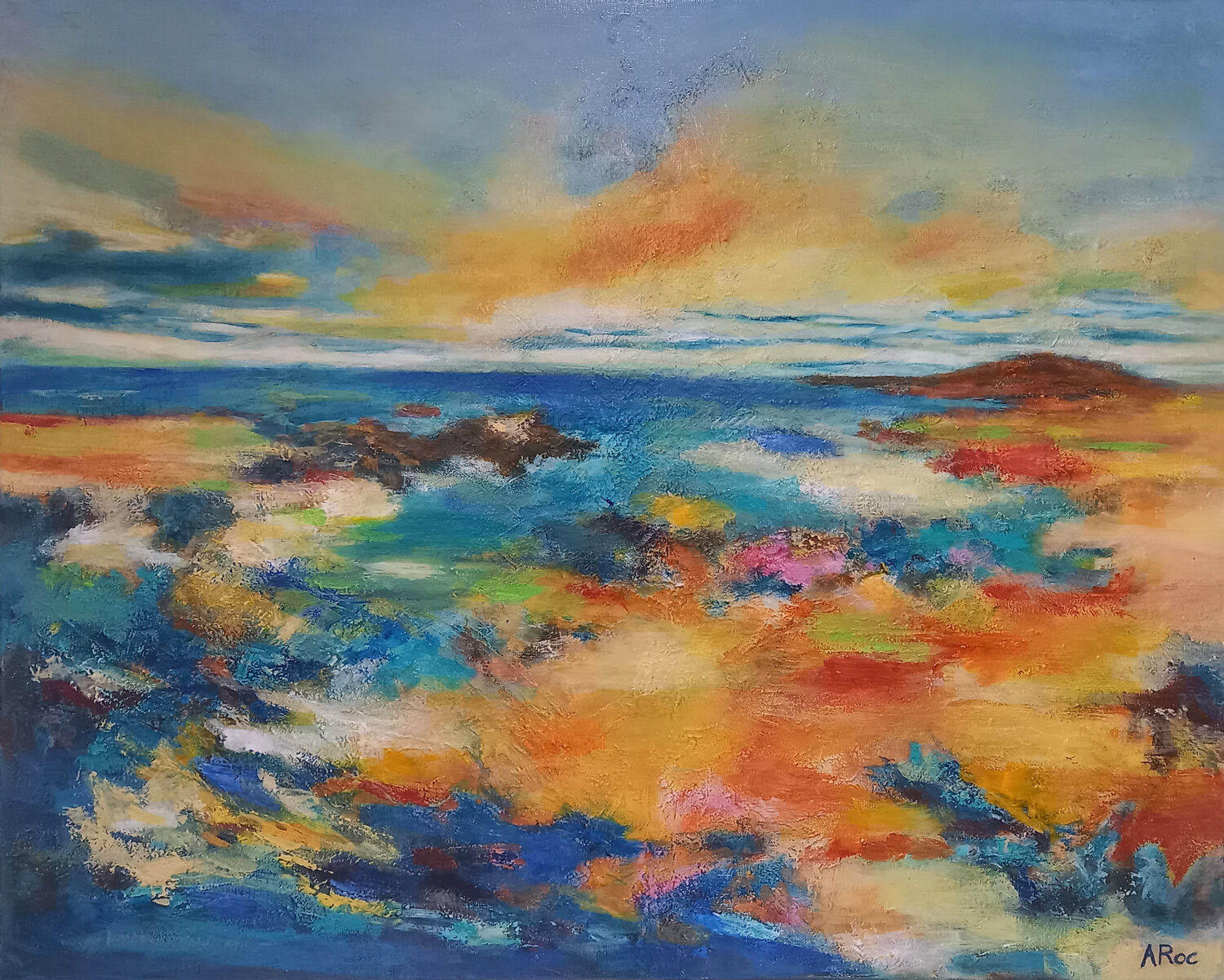 Promesses Aurélie ROCHETA Original painting for sale