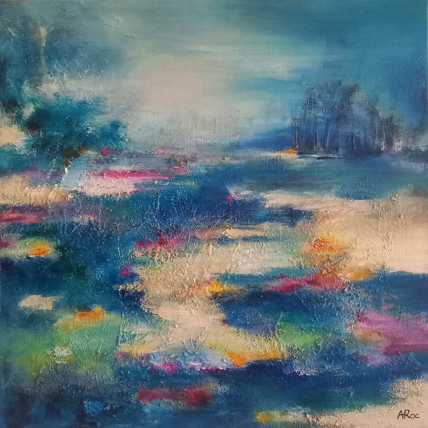Reflets Aurélie ROCHETA Original painting for sale