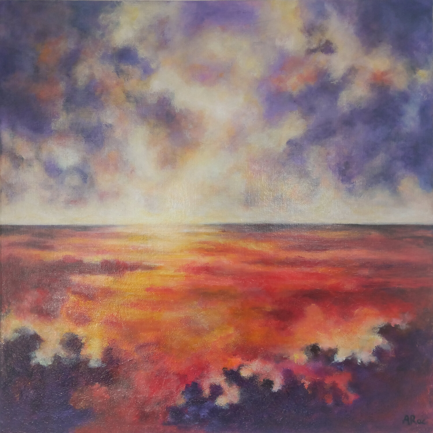 En Impesanteur Aurélie ROCHETA Original painting for sale