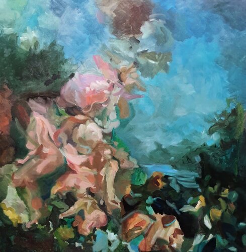 Paradiso by Monica Catto, Painting for Sale on Select