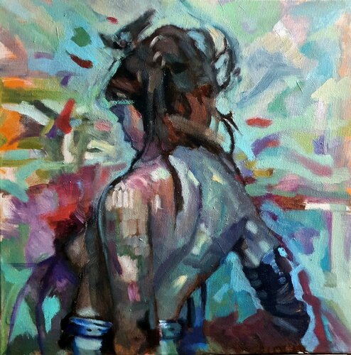 Essenza di colore e forza by Monica Catto, Painting for Sale on Select