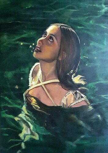 Rivelazione by Monica Catto, Painting for Sale on Select