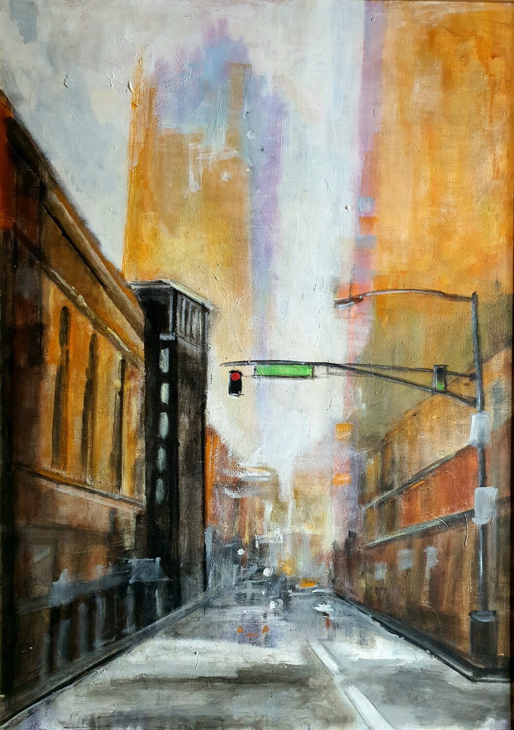 Manhattan Monica Catto Original painting for sale