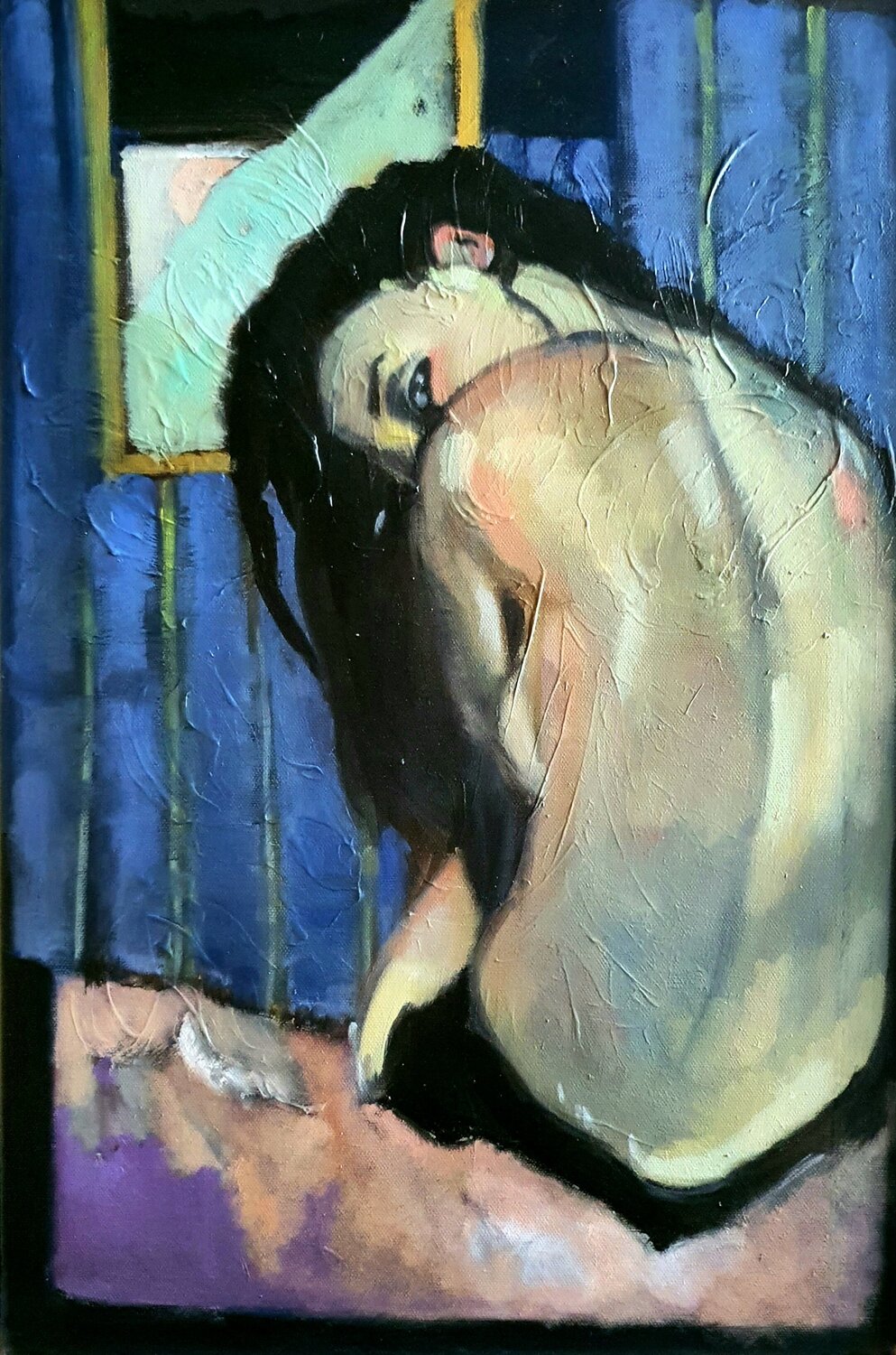 Silent seduction Monica Catto Original painting for sale