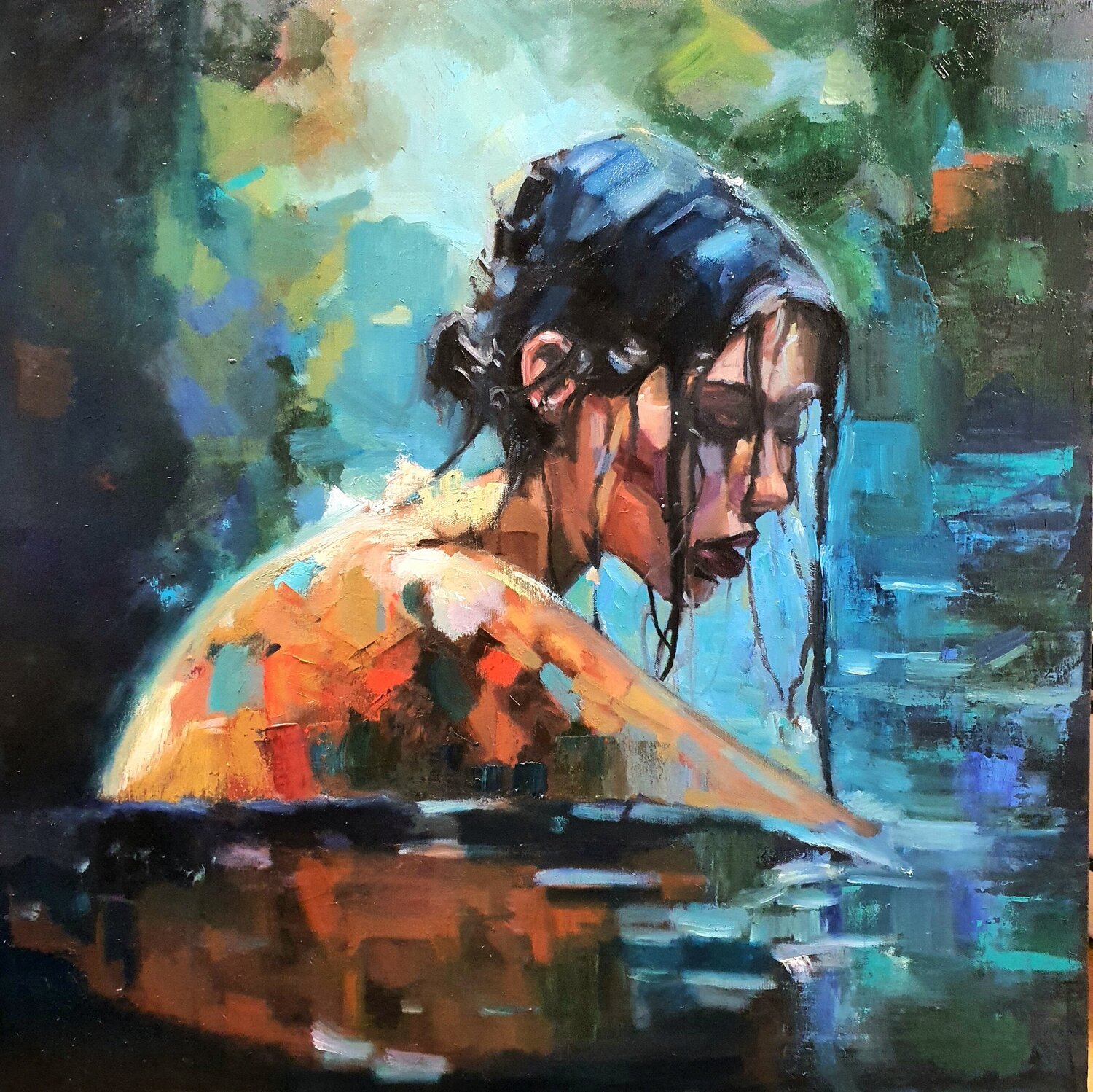 Offline Monica Catto Original painting for sale