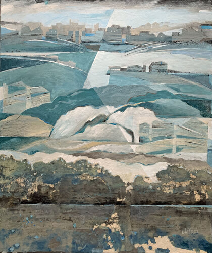 Urban Oasis by Lynn Welker, Painting for Sale on Select