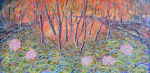 A place where dreams come true by Olga 'ROArtUS' Rokhmanyuk, Painting for Sale on Select