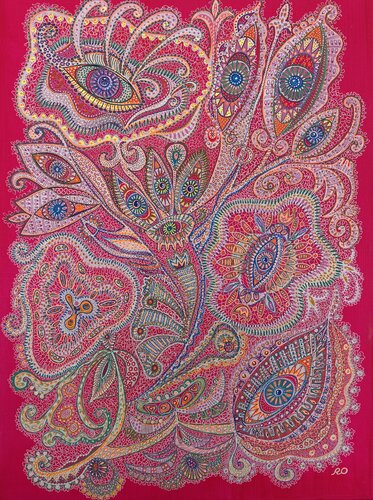Amulet of Love’s Protection by Olga 'ROArtUS' Rokhmanyuk, Painting for Sale on Select