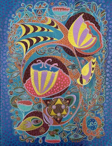 Amulet of Protection for a Son by Olga 'ROArtUS' Rokhmanyuk, Painting for Sale on Select