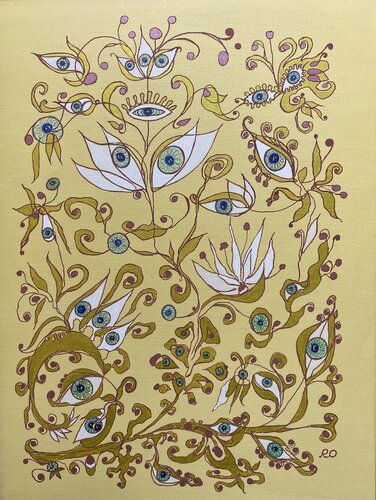 Amulet of Kind Patroness by Olga 'ROArtUS' Rokhmanyuk, Painting for Sale on Select