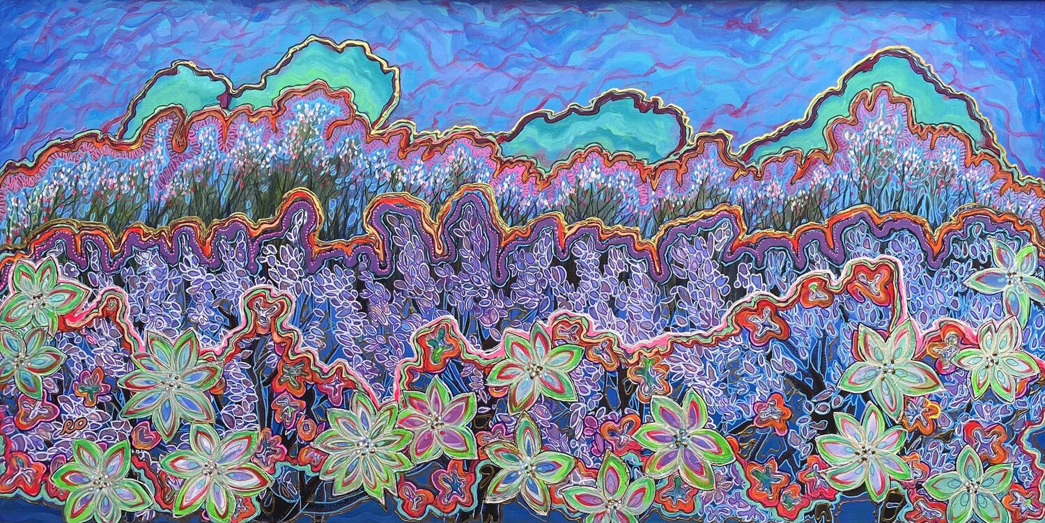 Ode to Spring Olga 'ROArtUS' Rokhmanyuk Original painting for sale