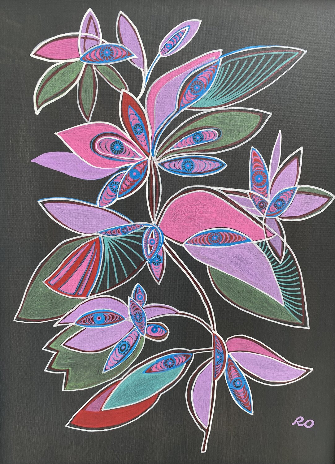 Amulet of Subtle Sight Olga 'ROArtUS' Rokhmanyuk Original painting for sale