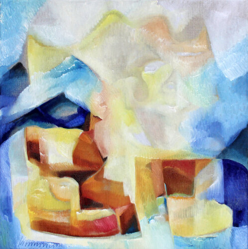 Der leere Thron by Isabella Scharf-Minichmair, Painting for Sale on Select
