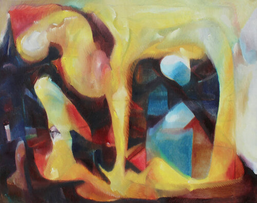 Die Welt formt sich neu by Isabella Scharf-Minichmair, Painting for Sale on Select