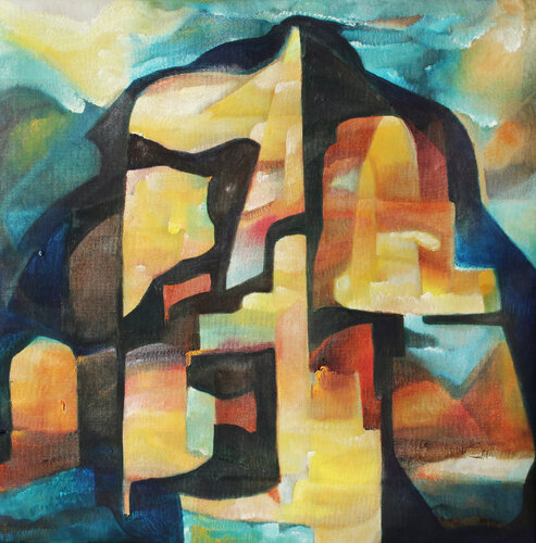 GOLDKÜSTE - Hirschwaldstein by Isabella Scharf-Minichmair, Painting for Sale on Select