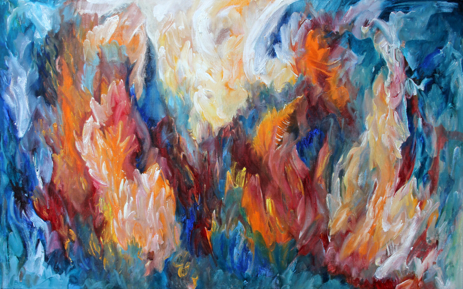 WANDLUNG I Isabella Scharf-Minichmair Original painting for sale