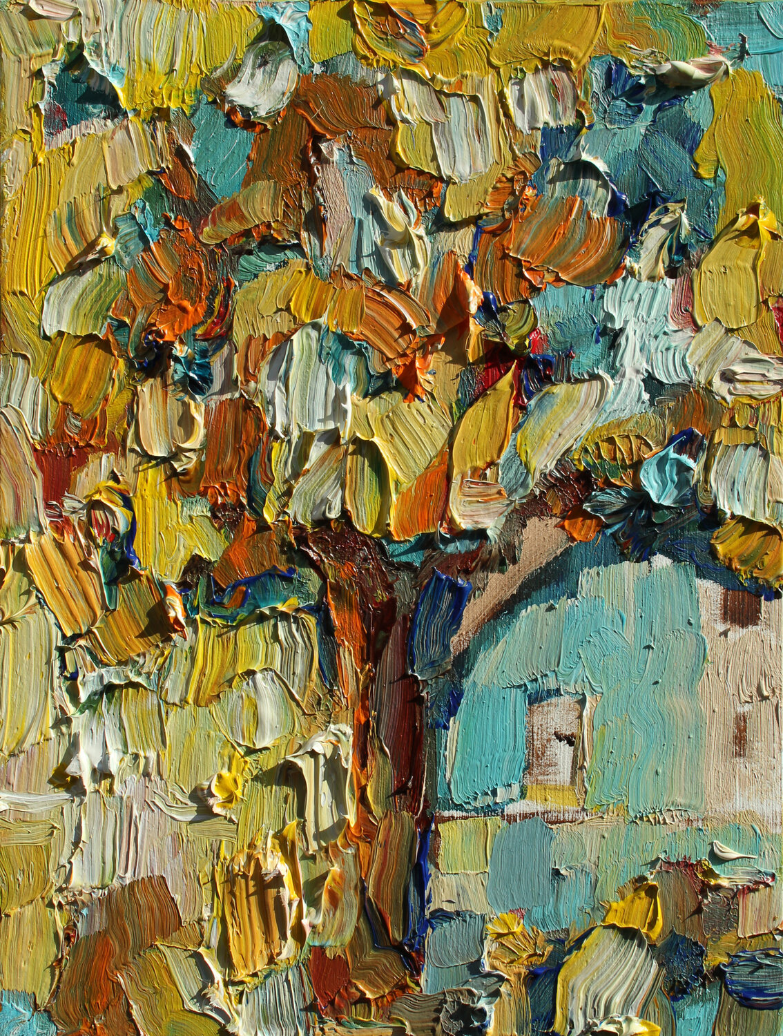 IM BURGGARTEN Isabella Scharf-Minichmair Original painting for sale