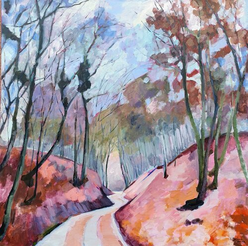 Pfad ins Licht by Tamara Siebert, Painting for Sale on Select