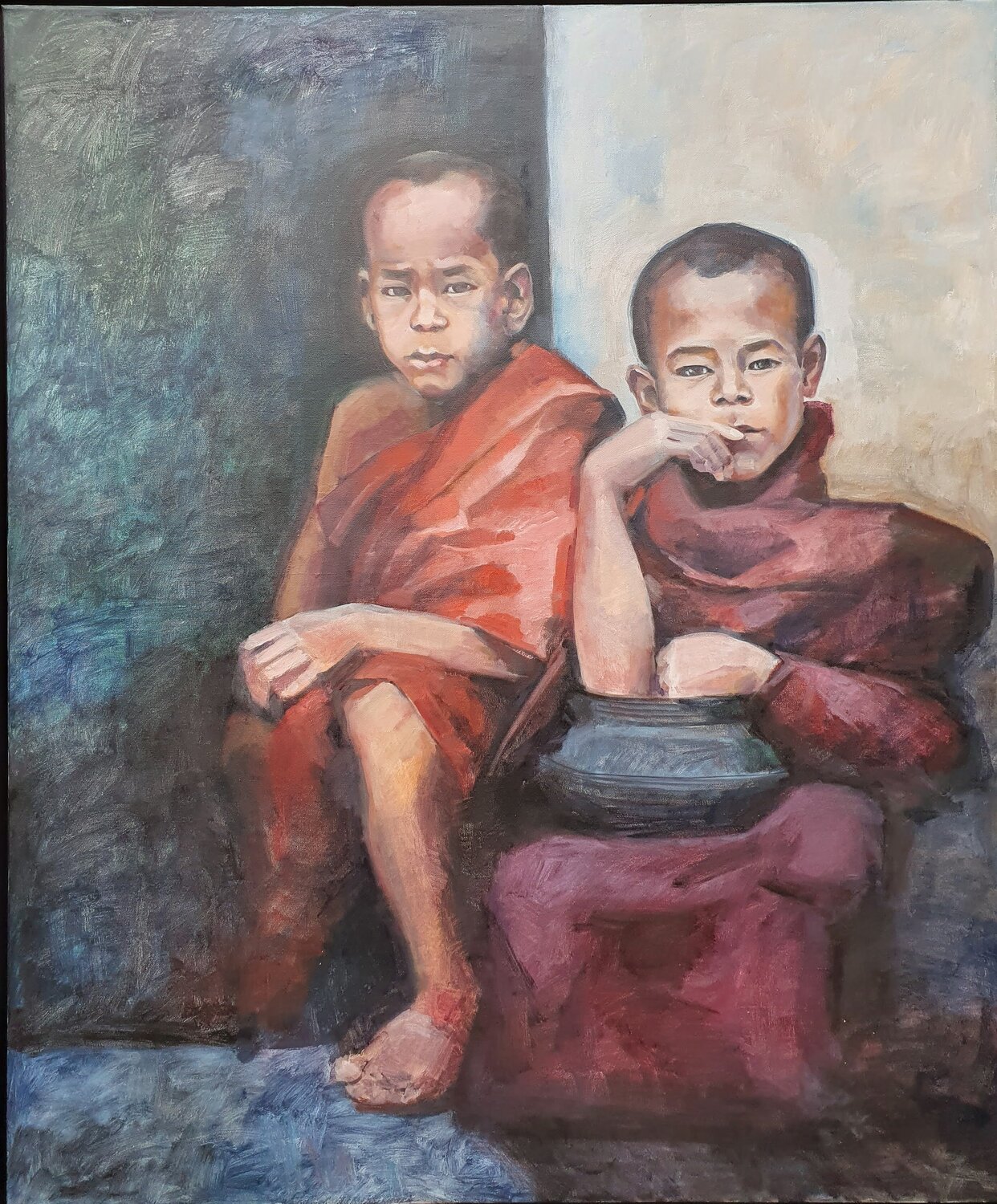 Die Hüter der Stille Tamara Siebert Original painting for sale