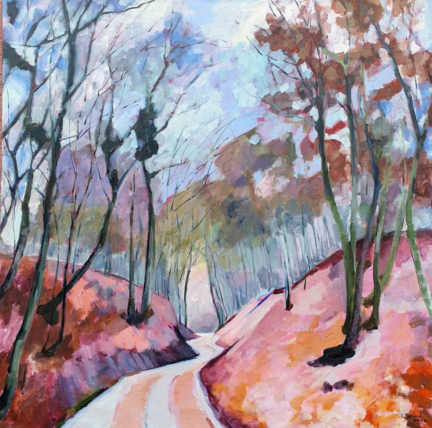 Pfad ins Licht Tamara Siebert Original painting for sale