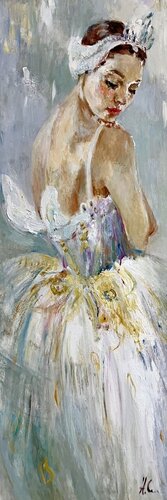 Giselle /Ballerina (Ballett) von Natalia Simonenko, Malerei kaufen auf Select