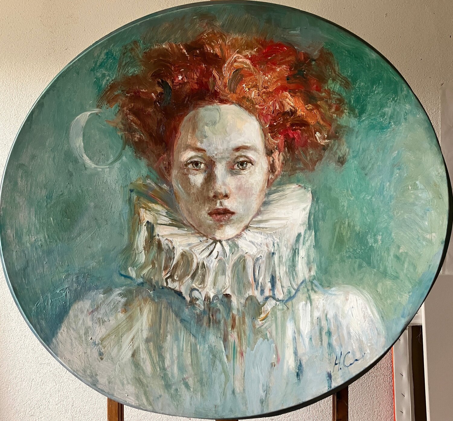 Sattelite Natalia Simonenko Original painting for sale