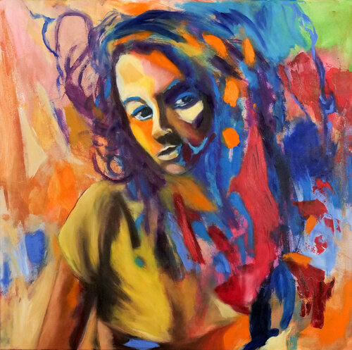 Emi III by Monique Jacquemin, Painting for Sale on Select