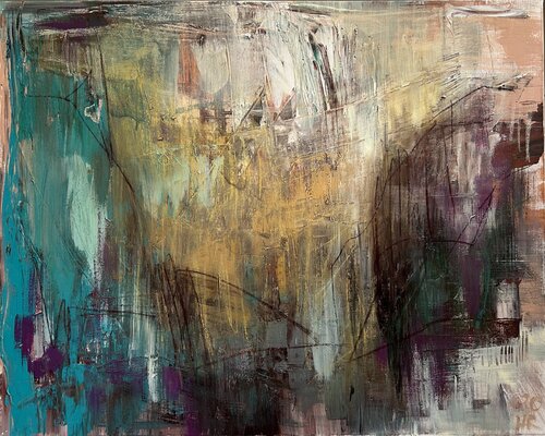 Autumn is rising by Hella Ridder, Painting for Sale on Select