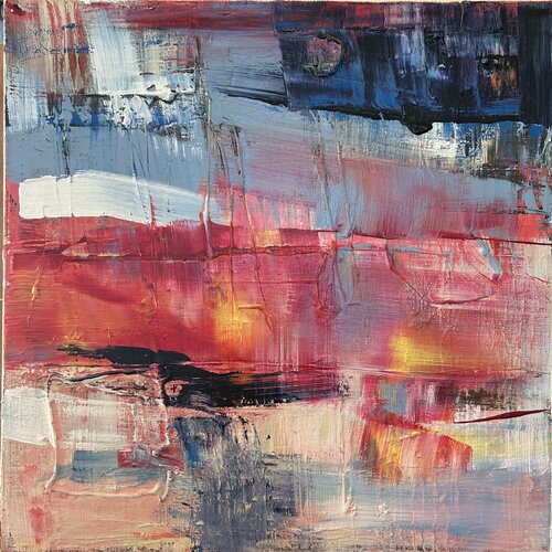 As if the Sky itself was burning II by Hella Ridder, Painting for Sale on Select