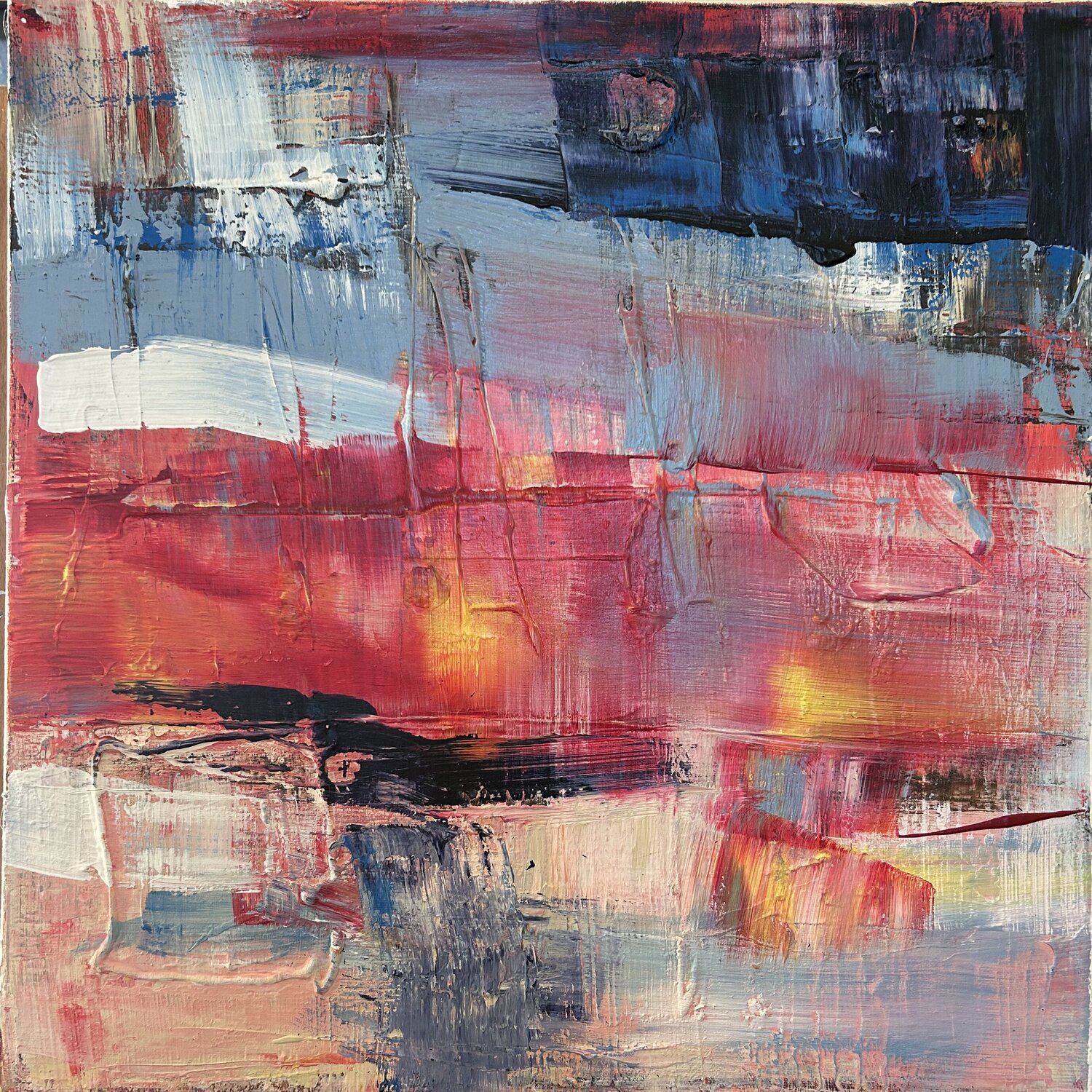 As if the Sky itself was burning II Hella Ridder Original painting for sale