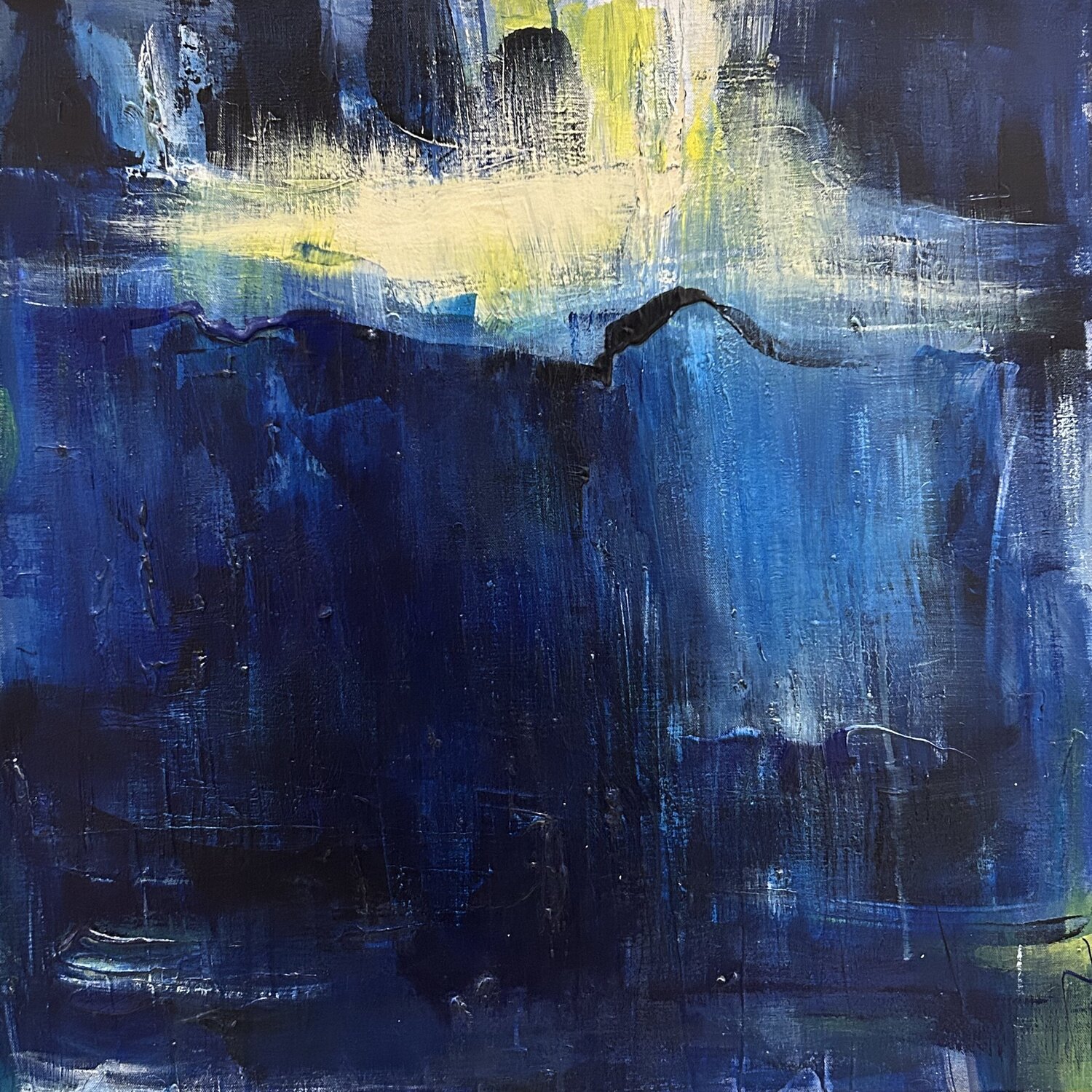 Light on a dark Horizon II Hella Ridder Original painting for sale
