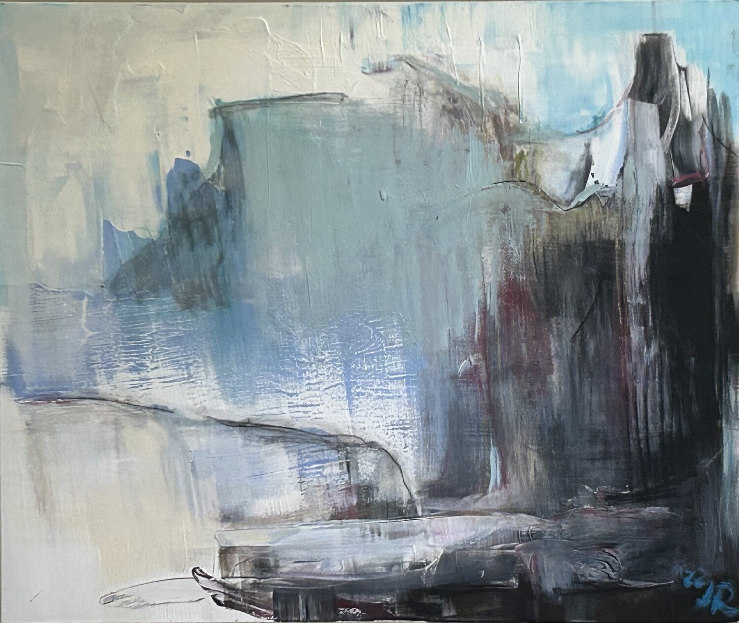 Time, Space and Memory II Hella Ridder Original painting for sale