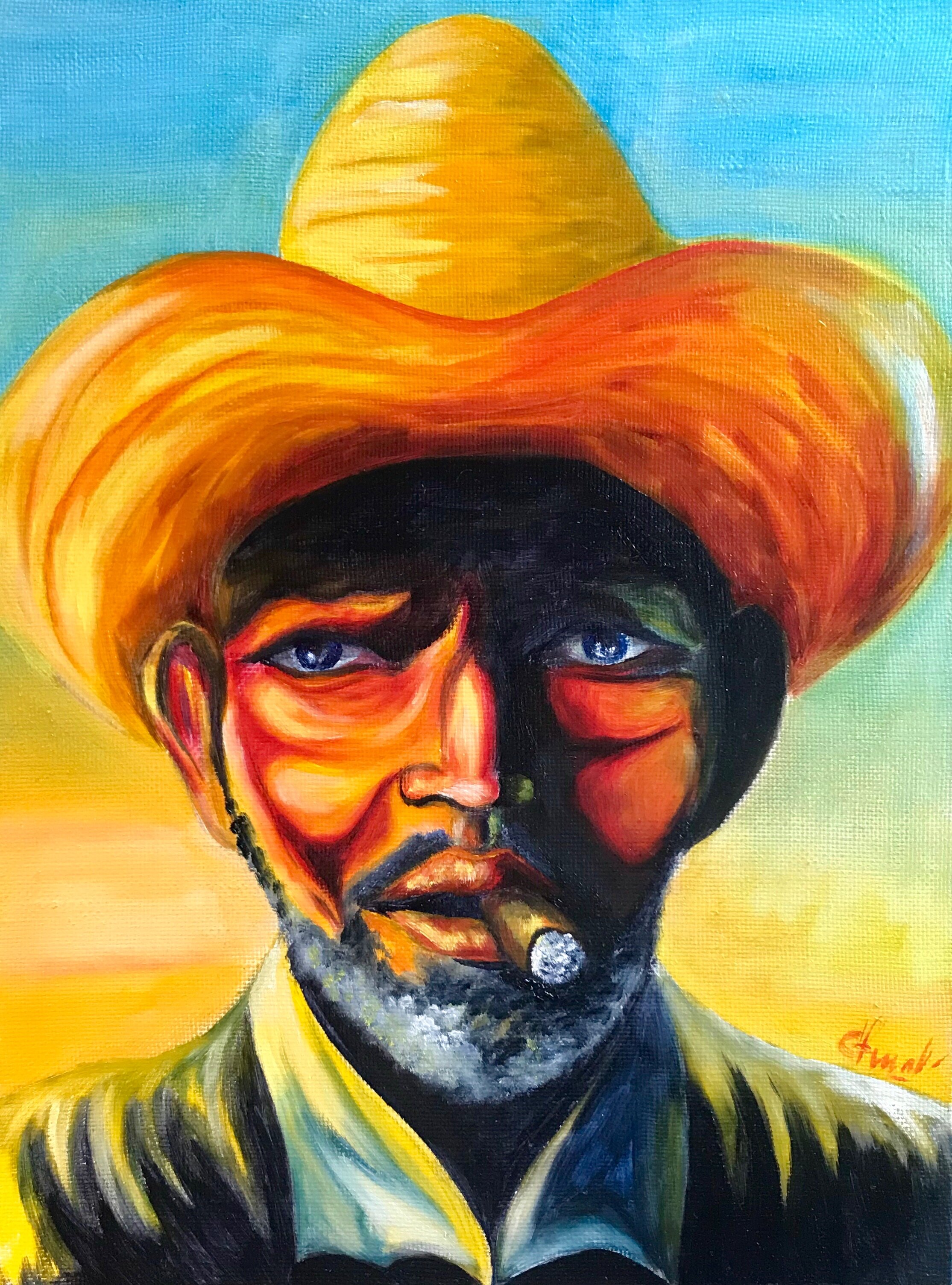 CUBAN or SUNSET | oil painting on canvas | original