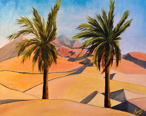 DUNES  | oil painting on canvas | original by SVETLANA SHAVRINA, Painting for Sale on Select