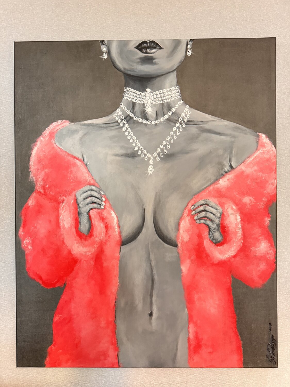 Jewellery Kathrin Kreuzberger Original painting for sale
