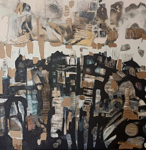 City by Martina Kaiser, Painting for Sale on Select
