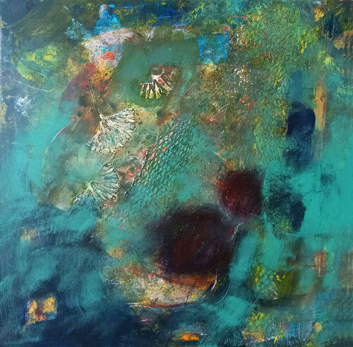 Unterwasser by Martina Kaiser, Painting for Sale on Select
